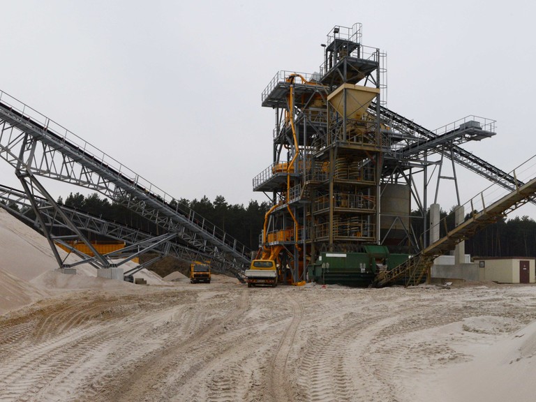 Sandaufbereitung Linthe