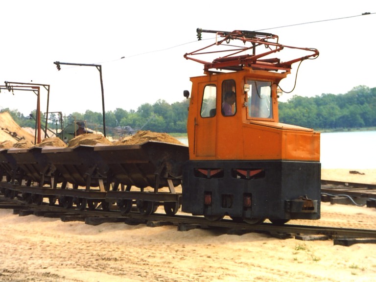 Sandtagebau Falkenberg, Lok Erna - Baujahr 1906 (1995)